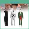 Kung Fu Kid 2 Legendární chlapec Karate kostým s polyesterovou tkaninou pro cosplay a hraní rolí