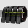 Men's Luxury Leather Belt Strap Without Buckle