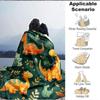 1pc Dino Jungle Lightweight Flannel Blanket, Comfortable and Warm Blanket, for Office and Camping Sofa Bed, Livingroom065