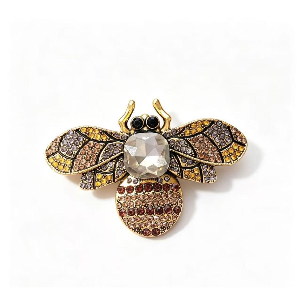 Diamond Butterfly Versatile Simple Brooch Flower Anti-light Pin Clothing Accessories Corsage