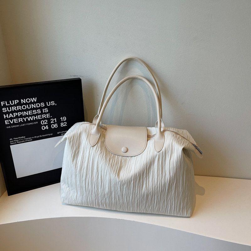 

Стильная и универсальная дорожная сумка через плечо большой вместимости для бизнеса, путешествий и спортзала 2025 белый