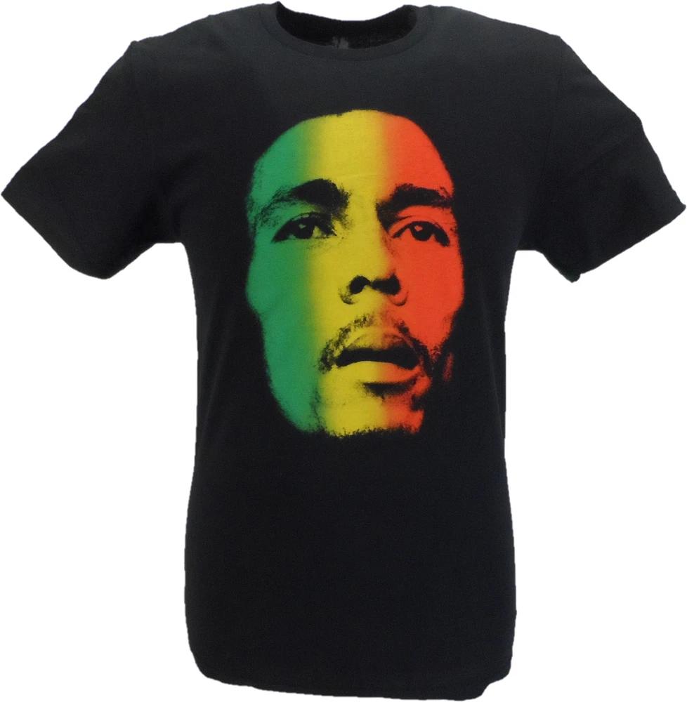 Unisexs Official Licensed Bob Marley Rasta Face T Shirt S