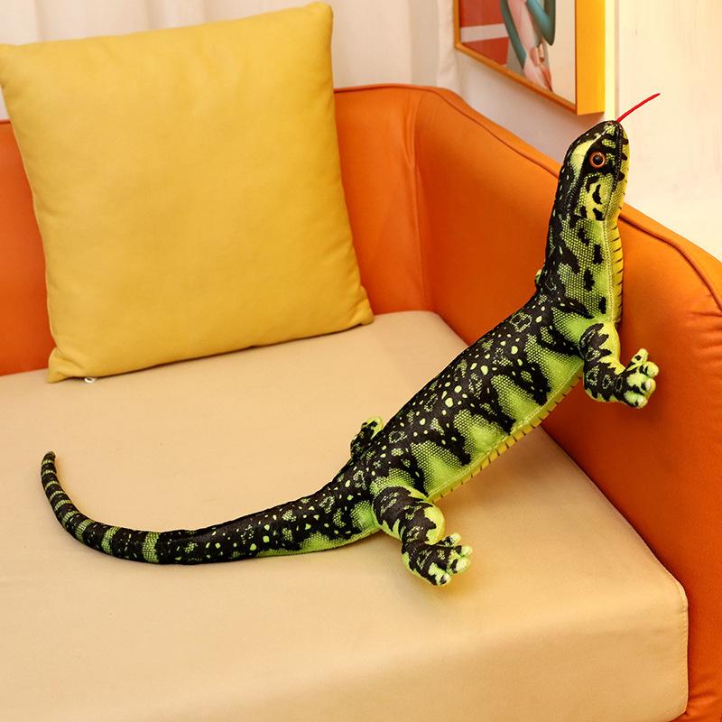 

Имитация ящерицы, кукла, хладнокровная рептилия, зоопарк, четвероногая змея, плюшевая игрушка, домашнее украшение-ящерица 75cm 0.25kg