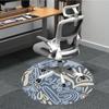 1pc Floral Patterns Office Round Area Rug, Indoor Mat Suitable For Office, Under Office Chairs Bedroom Living Room Home Decor, Room Deco 121
