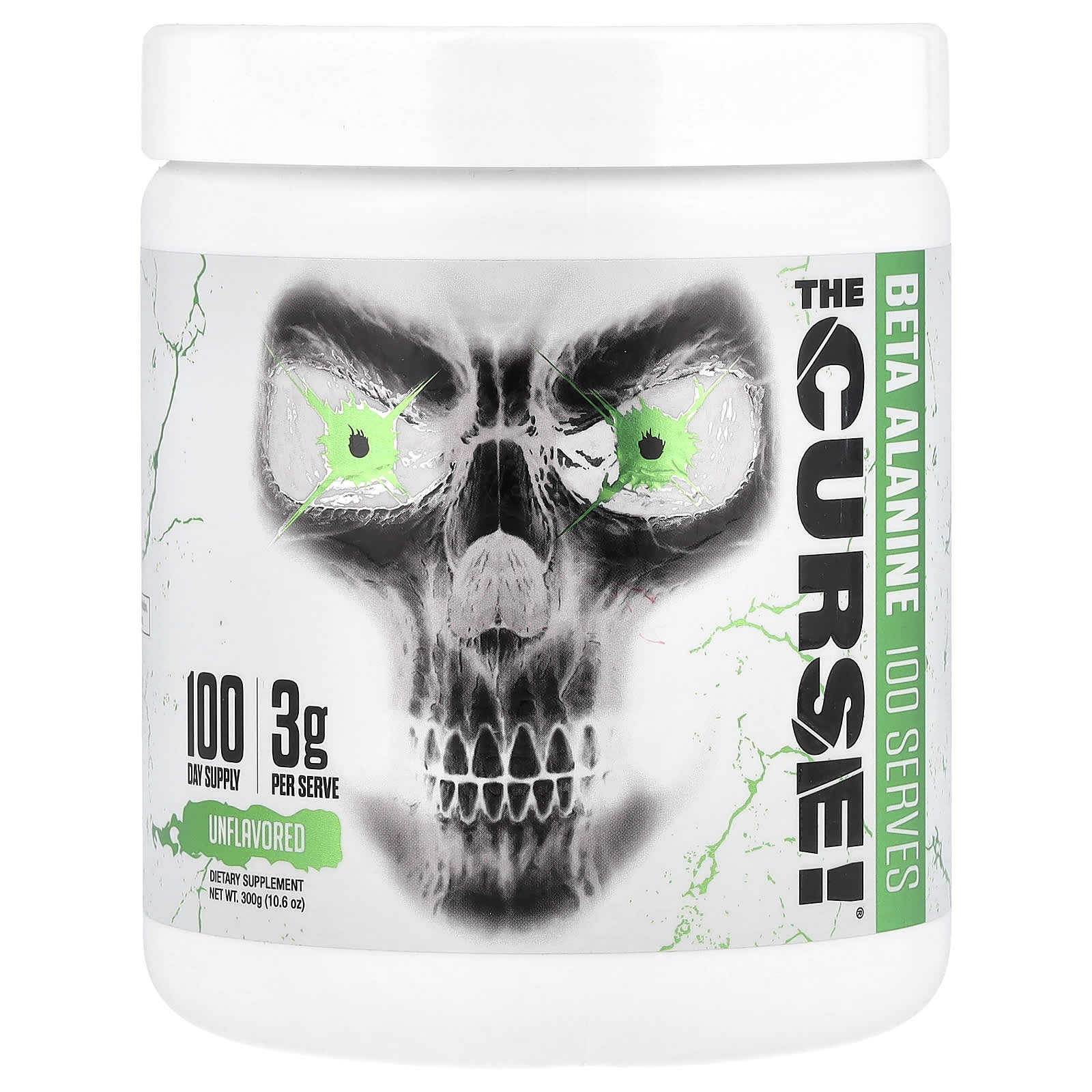 

JNX Sports, The Curse!®, Beta Alanine, Unflavored, 10.6 oz (300 g)