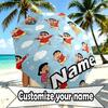 Custom Name Personalized Crayon Shin Print Umbrella, Auto Open Close, 8‑Rib Sturdy Frame, Commute Camping Hiking Use, Birthday Gift