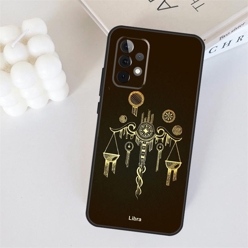 Zodiac Sign For Samsung Galaxy A56 A36 A26 A16 A05 A06 A22 A32 A52 A54 A34 A14 A55 A15 A53 A33 A35 Case