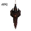 Fall Seasonal Plant Container Halloween Hanging Planter for Indoor Outdoor Use Gothic Bat Cat Witch Raven Unique Gift Lovers Pot Holder Spooky Wall