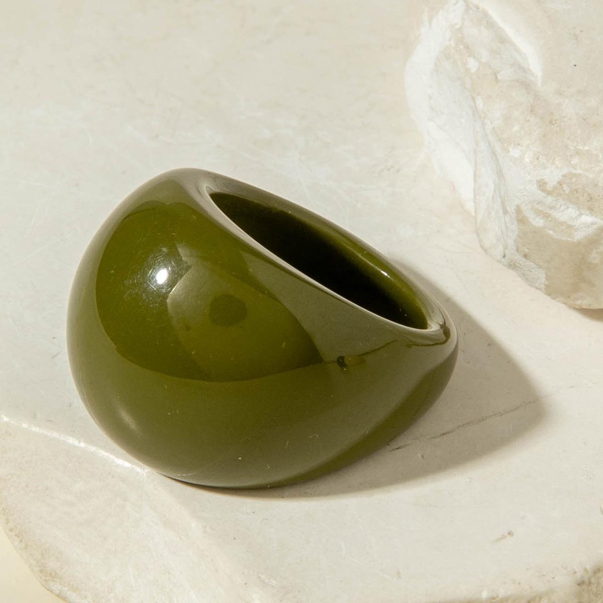 Аксессуары Геометрическое Панк Стиль Ретро Кольцо, Глянцевое Акриловое Кольцо Кольцо Оптом