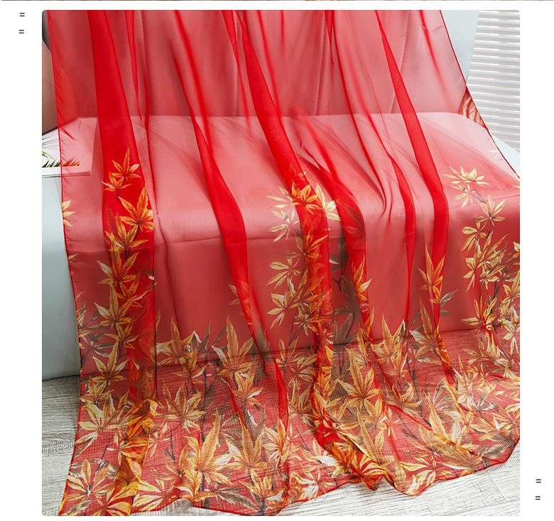 Spring Silk Sunscreen Scarf: Lightweight Women's Shawl for Outdoor Travel & Beach