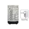 Ultrasonic Air Humidifier 100ml Timing Function Aroma Diffuser Hollowed-out Tree Humidifier Room Scent Diffuser with LED Lights