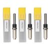 3 Pcs Straight Router Bit Double Flute Tungsten Steel High Hardness Flush Trim Router Bit for Woodworking