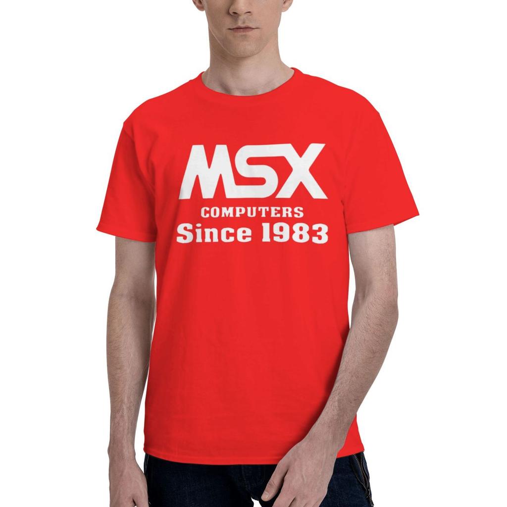 MSX Computer Since 1983 100 Cotton Casual Breathable Confortable Man Funny Mens TShirt Mens Tops
