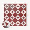 Package of PVC Tiles with Decor for Kitchen or Bathroom Geometric Patterns In a 9x30x30 Cm Layout