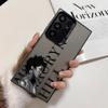 L-LaurynS H-HillS Phone Case For Samsung Galaxy S25 Edge S24 S23 S22 S21 S20 Ultra Funda Silicone Silver Cover