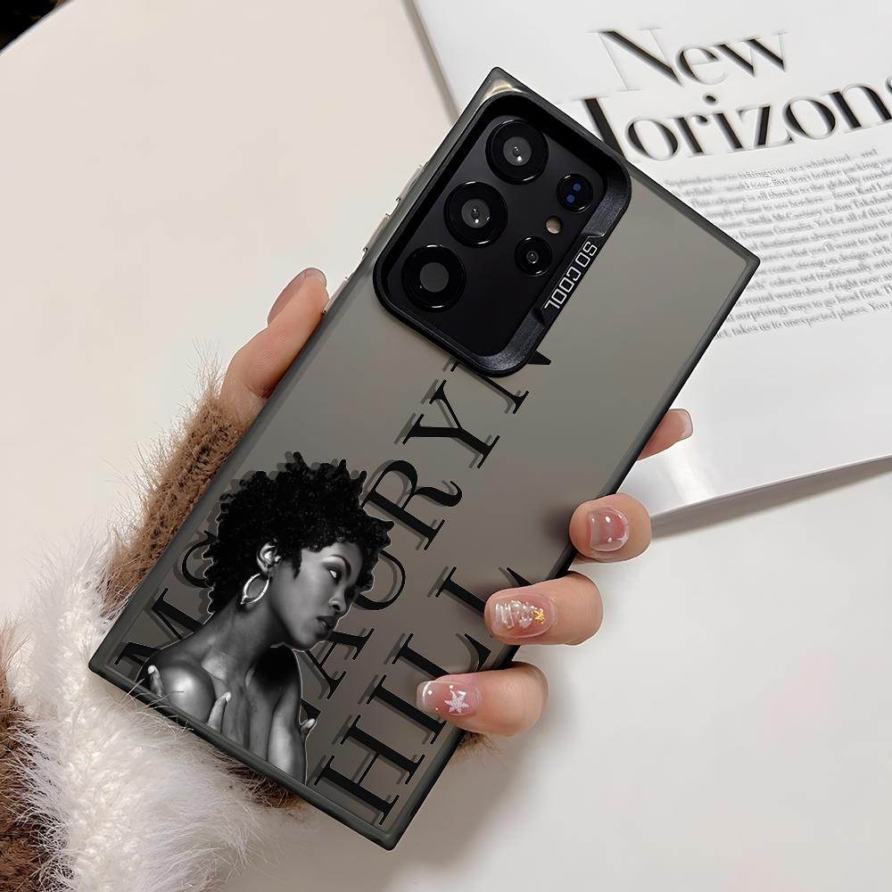 L-LaurynS H-HillS Phone Case For Samsung Galaxy S25 Edge S24 S23 S22 S21 S20 Ultra Funda Silicone Silver Cover