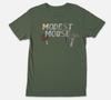 Camisa Verde da Banda Modest Mouse P-5GG