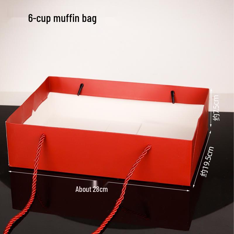 New Year Muffin & Cupcake Decoration Ornament with Transparent Packaging Box