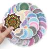 50 Mandala Doodle Retro Creative DIY Waterproof Stickers for Phone Cases and Luggage