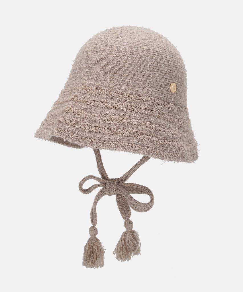Hwaiteusaenjeu Tassel Knit Bonnet Hat Soris (3 Colors)