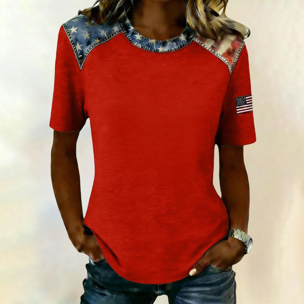 Women's Stylish Casual Star-printed Blouse