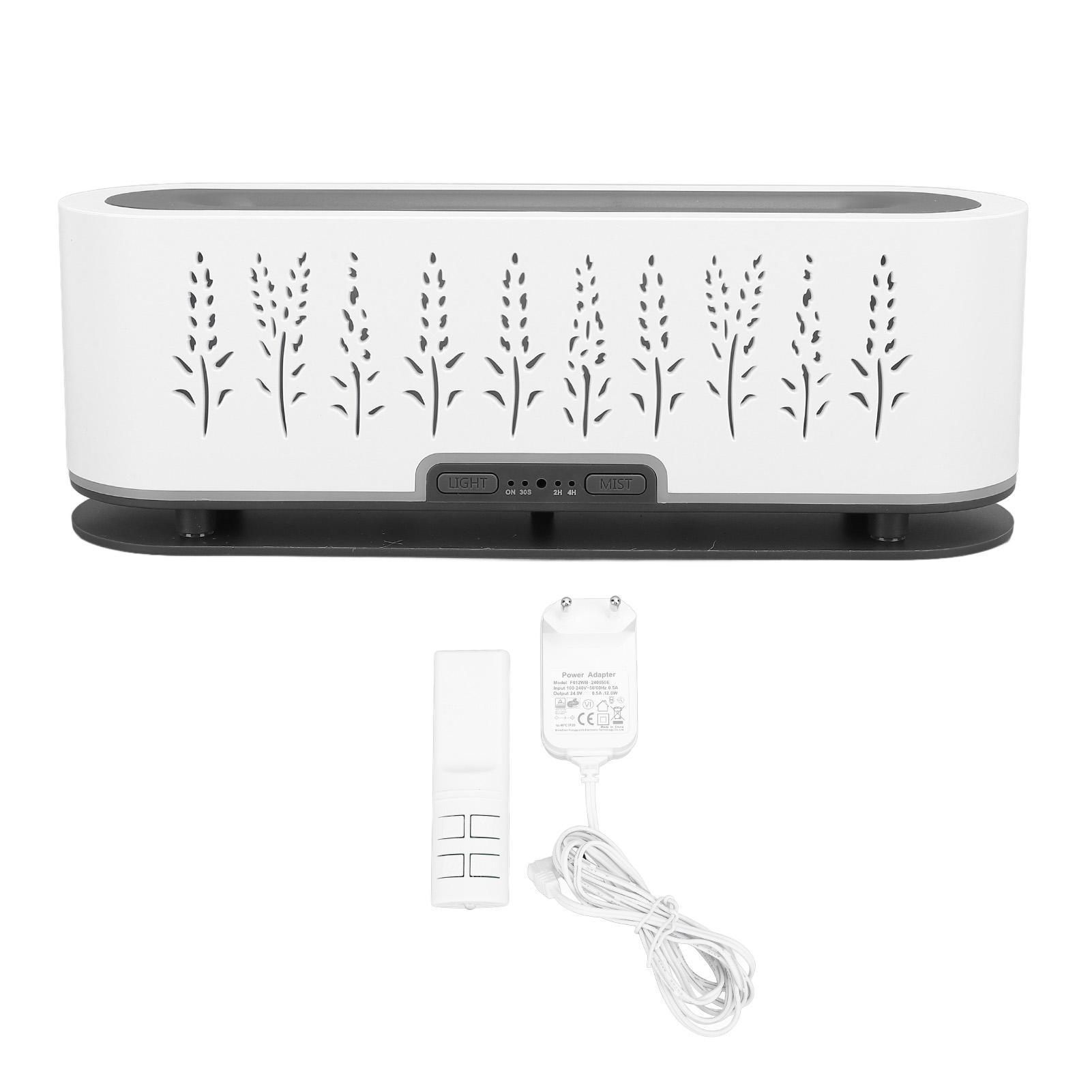 

Увлажнитель воздуха Flame Mist с белыми полыми колосьями пшеницы 200 мл, пульт дистанционного управления с подсветкой Flame