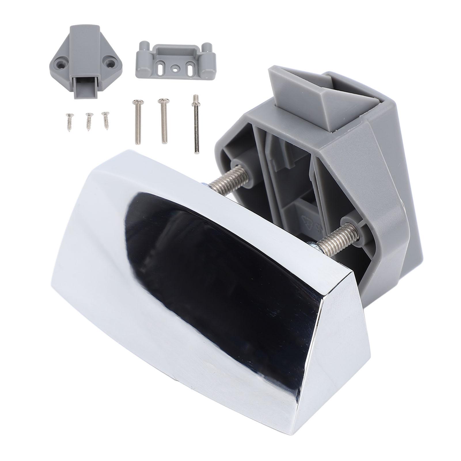 

Безключовий RV Push Cabinet Lock Цинковий сплав Стильний кнопковий замок для яхт Автобудинки Караван Campin Chrome