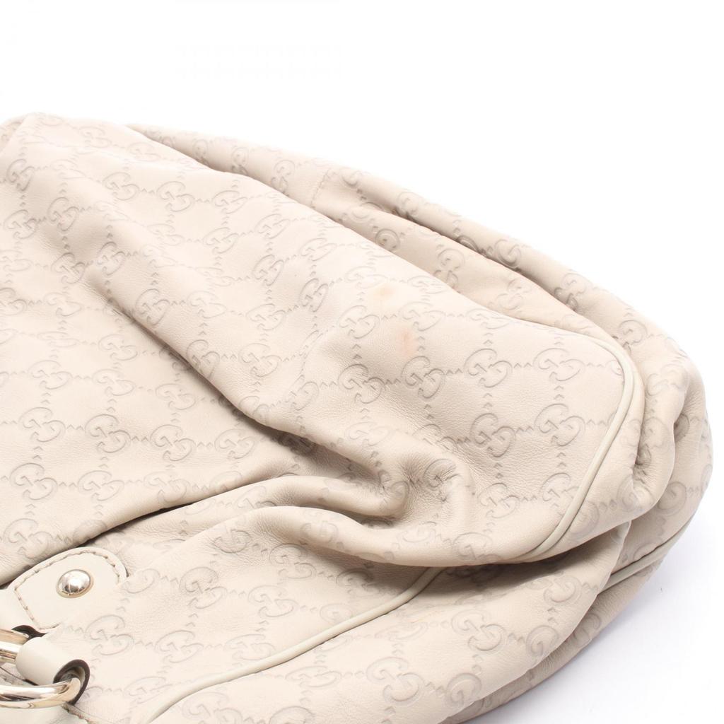 Used GUCCI Sookey Gucci Shima Tote Bag 296835 Leather Beige Used Women