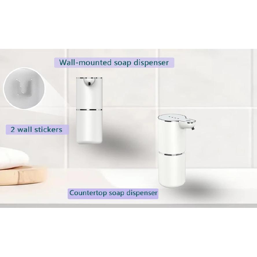 350ML Automatic Infrared Sensing Soap Dispenser Electric Non-Contact Foam Washing Machine Detergent Dispenser Wall Mounted