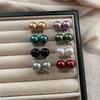 Simple And Sweet Atmosphere Pearl Multi-Color Stud Earrings, Advanced Not Monotonous And Versatile, Simple And Generous Light Luxury Earrings
