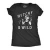 Witchy and Wild T-Shirt, Halloween Women's Tee