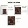 Dragon Compilation 2D Flat Pattern Flannel Blanket, High Quality All Seasons, Home Decor, Warmth and Comfort, Perfect for Christmas Gifts.