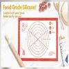 1PCS Silicone Baking Mat – Non-Stick Kneading and Dough Pad for Pizza, Cake, and Cooking, Reusable Kitchen Bakeware