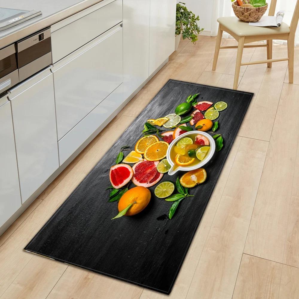 Fruit Pattern Home Kitchen Floor Mat Door Decoration Floor Mat
