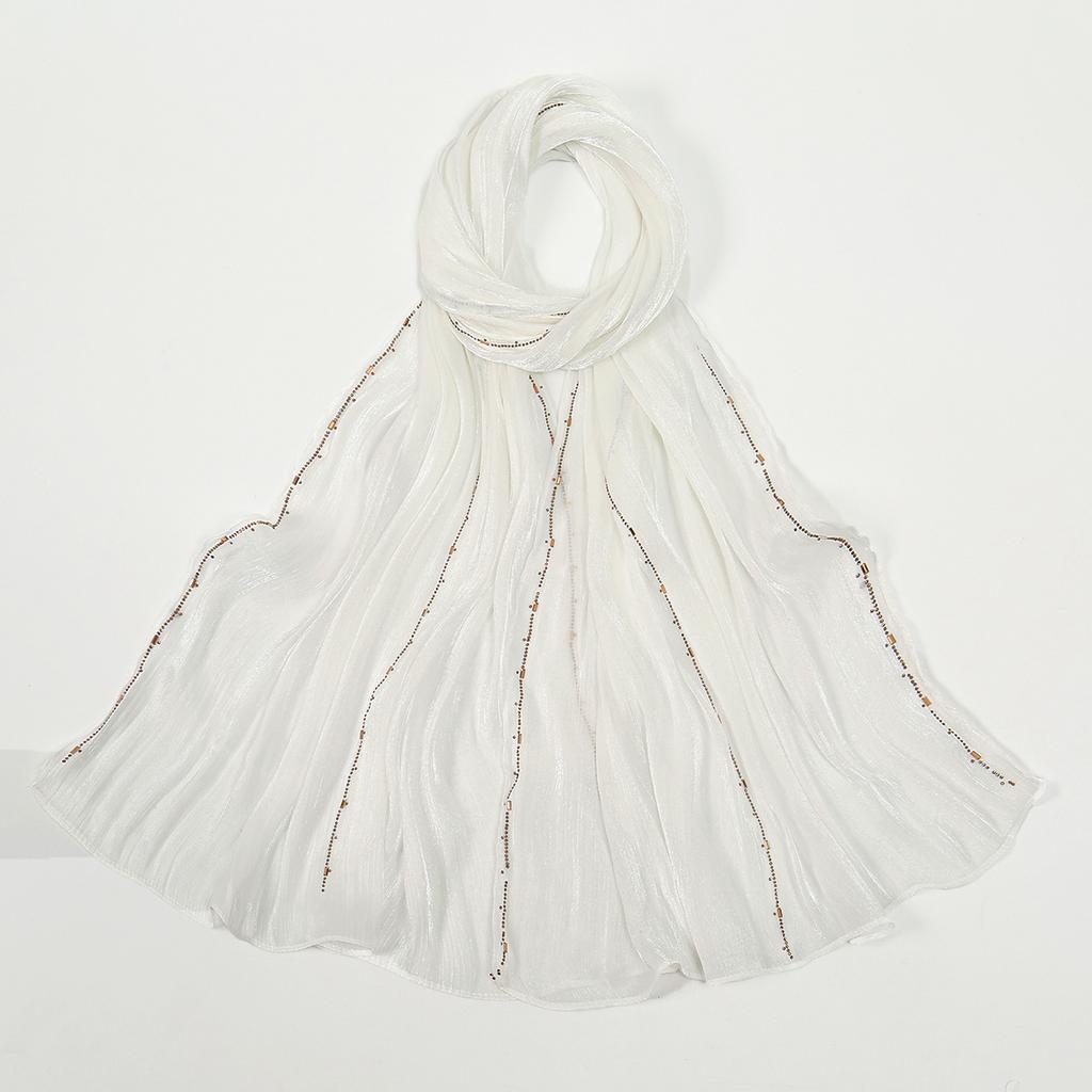 New Arrival Rhinestone Shinny Hijab Scarf For Woman Muslim Hijab Shawls Turban Veil Scarves Bandanas Headband Bufanda Foulard