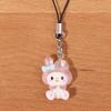 Sanrio Phone Pendant Melody Cinnamoroll Keychain Lanyard Kuromi Bag Charm Hello Kitty Hanging Rope Decoration