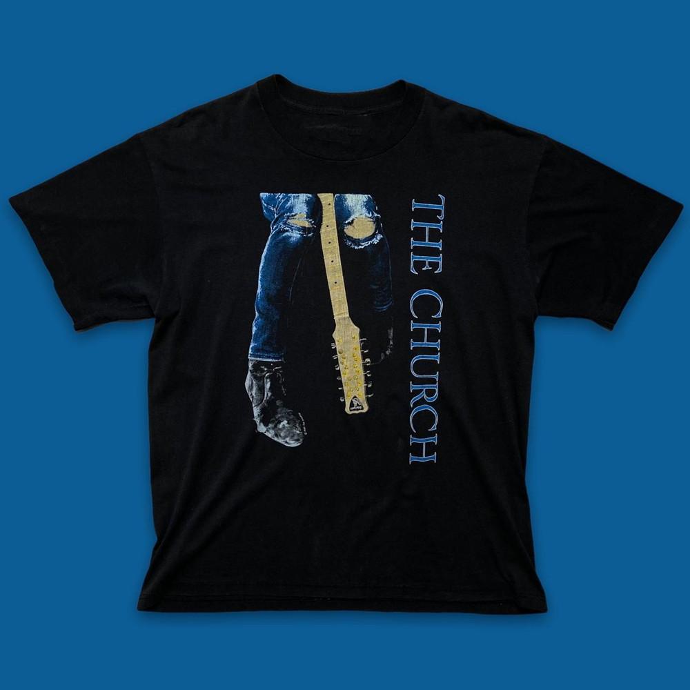 The Church Band Music For Lovers Black T-Shirt Cotton S-5XL Unisex T-Shirt L