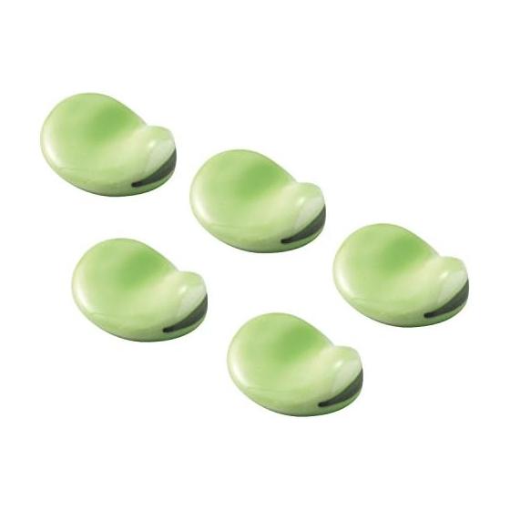 Arita Ware Chopstick Rests, Jade Bean, Set of 5