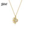 Comfortable Necklace 1 Set Sun And Moon Necklaces Couples Matching