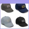 Embroidered Letter Baseball Cap For Men And Women With Sun Protection And Breathability