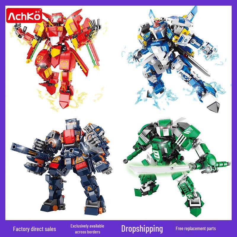 

Aokey Blocks: Mecha Transforming Warrior Series - Educational Toy for Children