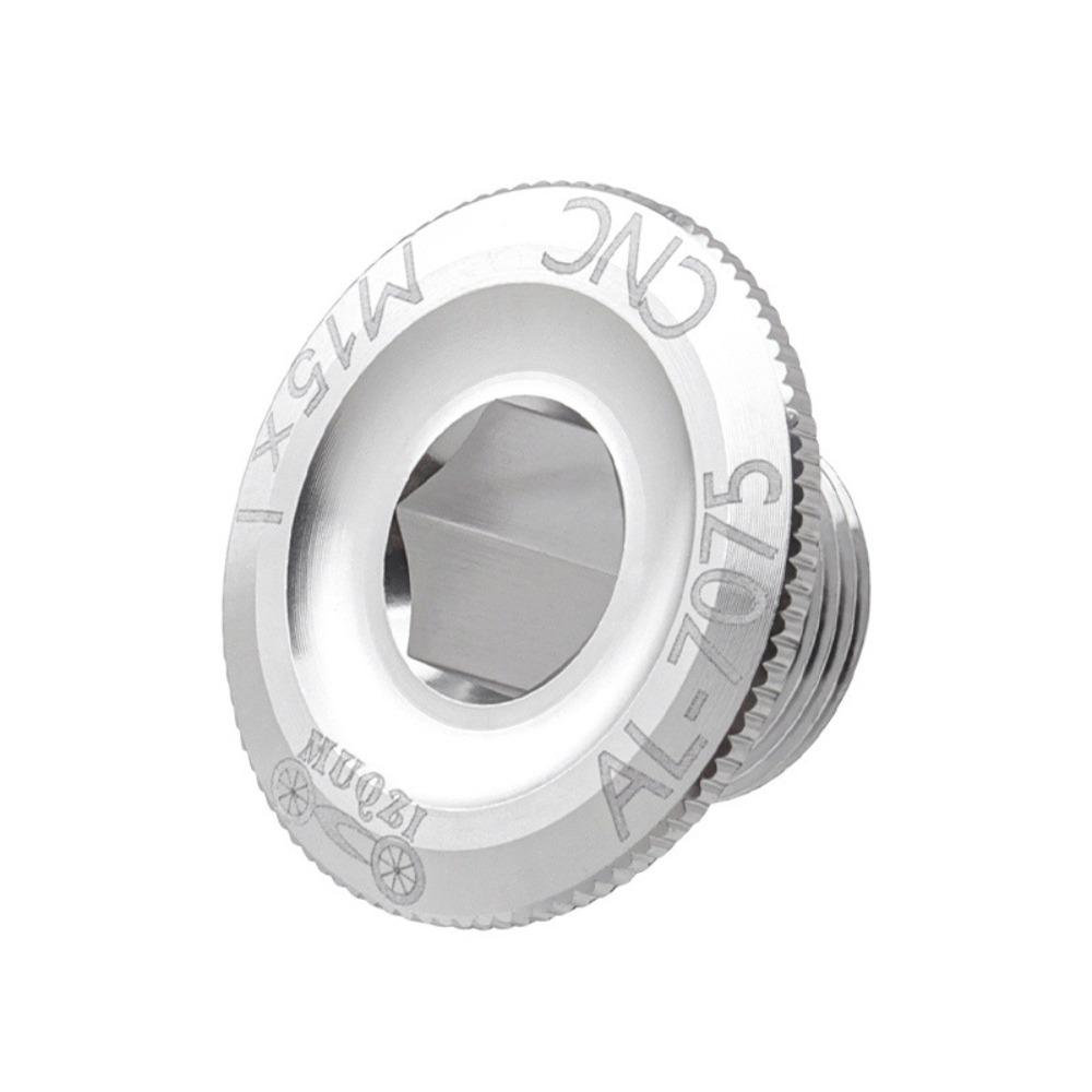 Hollow Integrated Bicycle Crankset Crank Cover M15 Crank Cover Crank Arm Bolt
