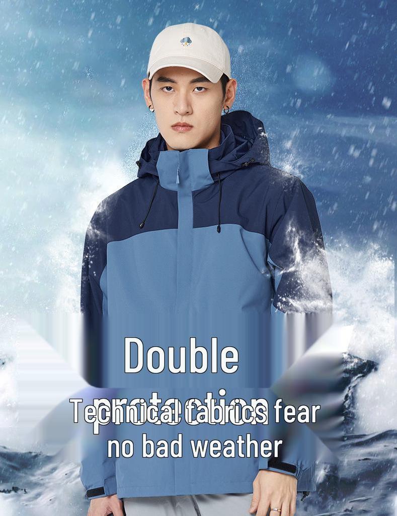 Men’s and Women’s Waterproof Three-in-One Outdoor Jackets: Autumn/Winter Collection