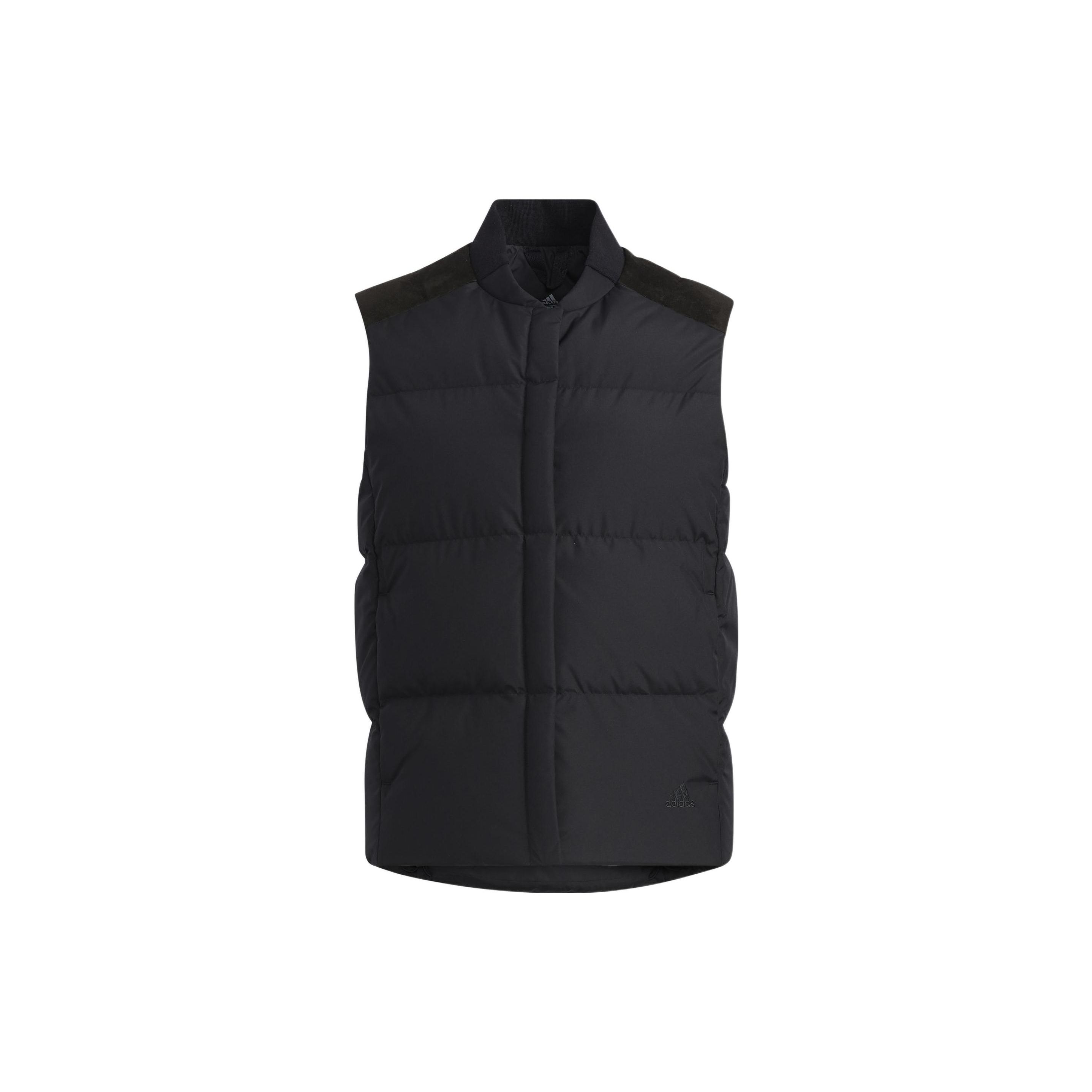 Adidas FW22 Essential Down Vest Water-Resistant Warm Outdoor Gilet Women Black H23077 S