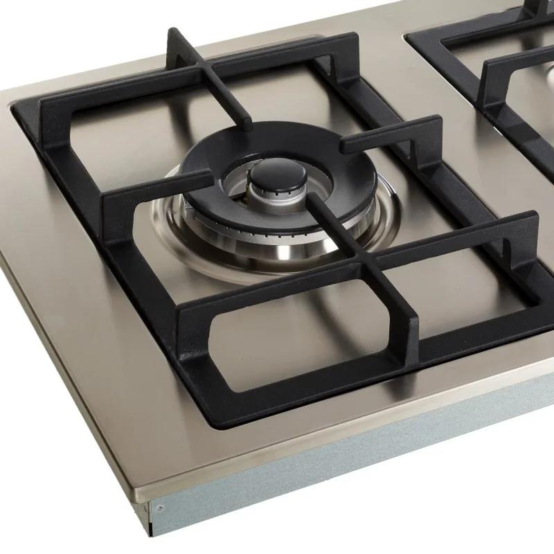 Fagor - 4fh-112glstx - Inox - Table De Cuisson Gaz 4 Feux - Triple Couronne - Encastrable