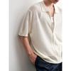 HAUT TON Men's Old Money Style Knitted Short Sleeve Polo Shirt