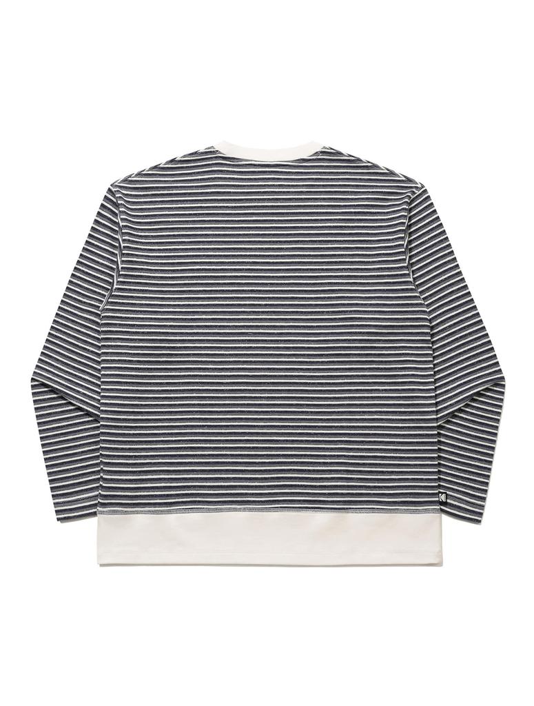 KODAK Multi-Stripe Long Sleeve T-Shirt Navy