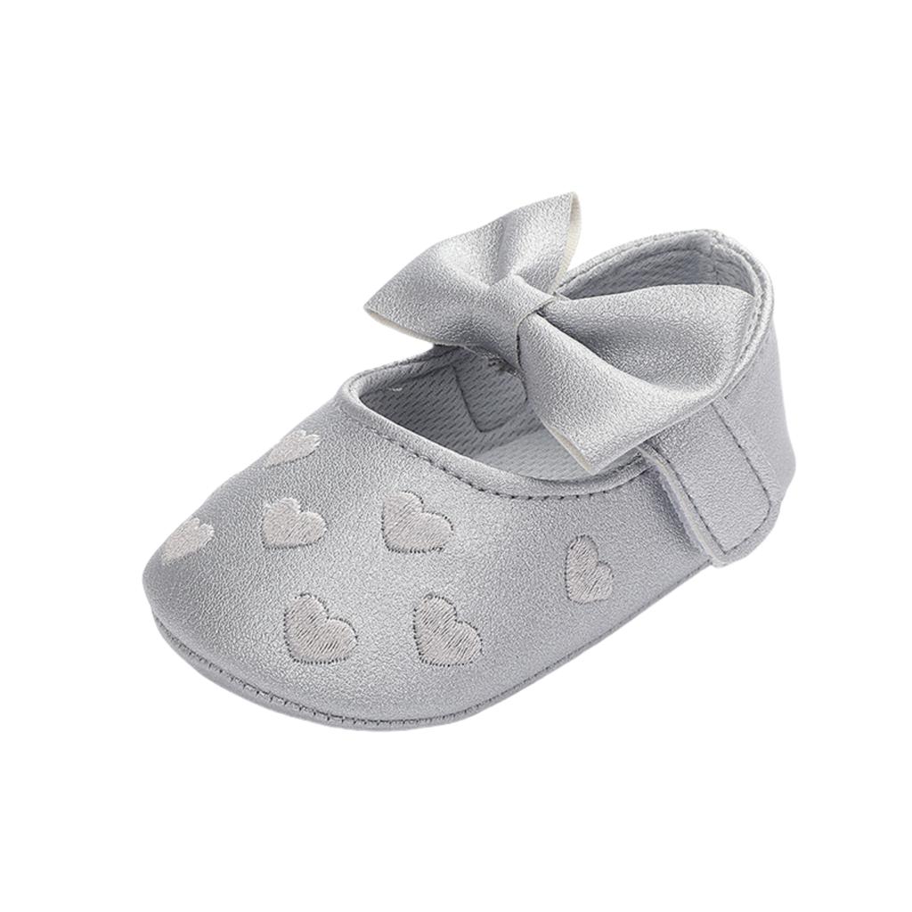 Kids Baby Girls Summer Bowkont Princess Dress Non-slip Casual Shoes
