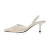 Minimalist Elegant Stiletto Heels 6Cm Women Heels White 12817410