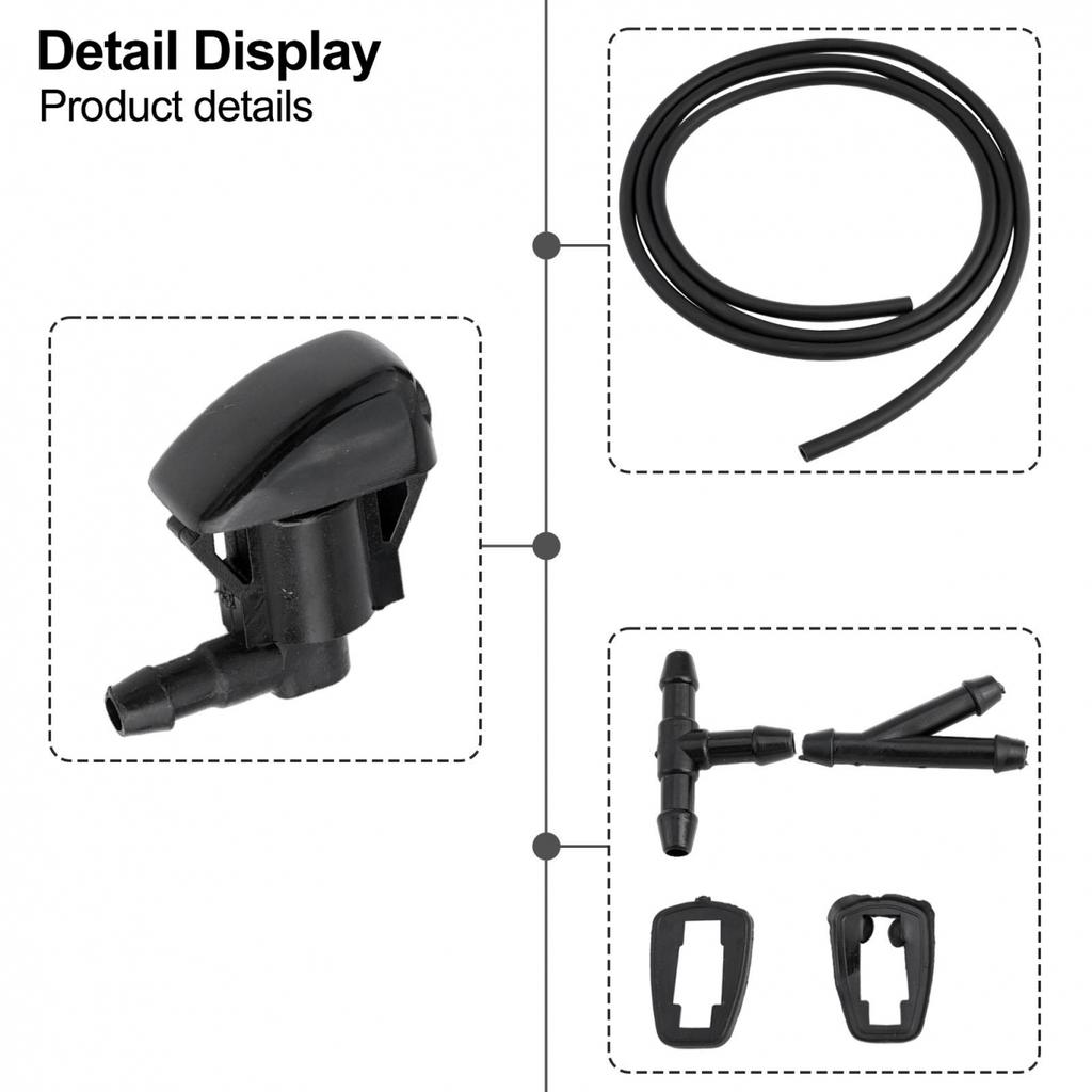 Auto Front Windshield Washer Nozzle Brand New Fits